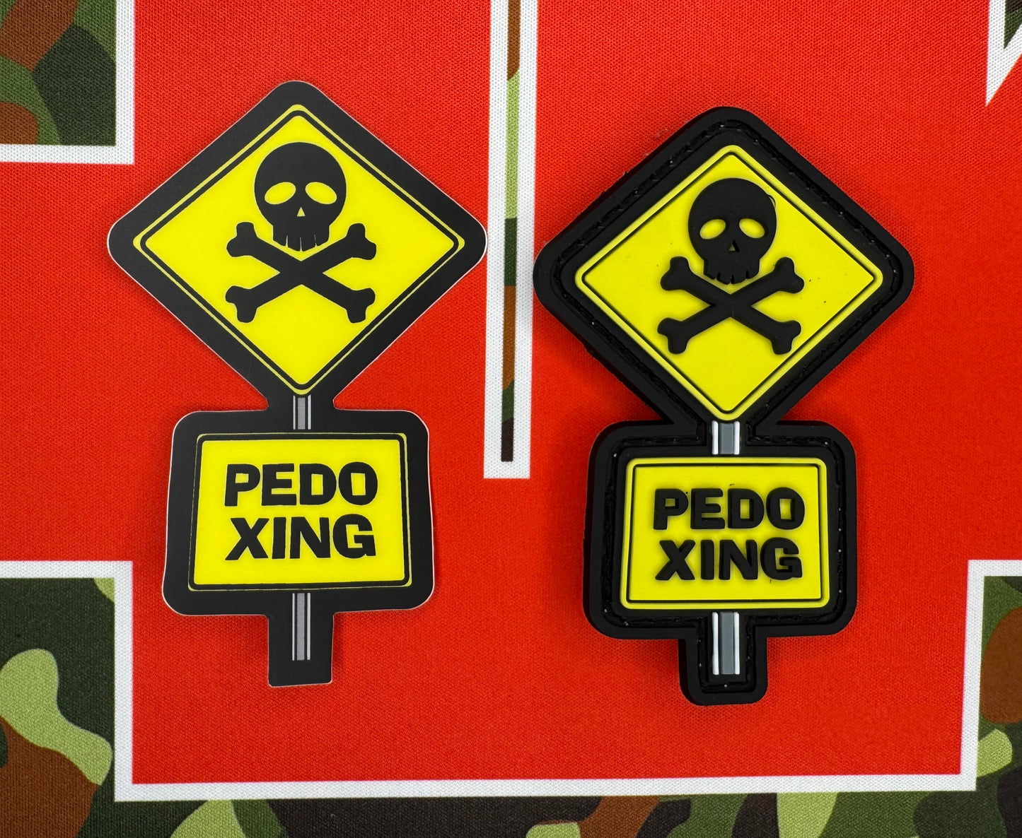 Pedo Xing Sticker