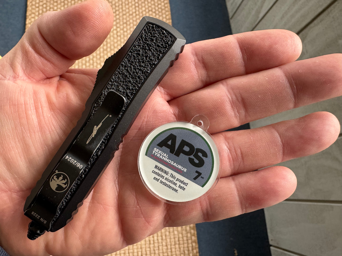 Sexual Tyrannosaurus Keychain