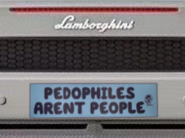 Pedos Aren’t People Bumper Sticker