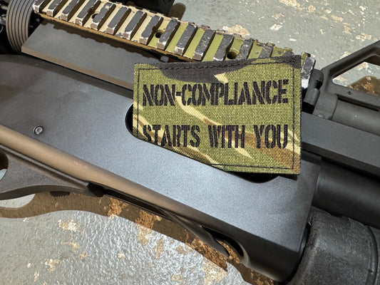Non-Compliance Tiger Stripe Patch