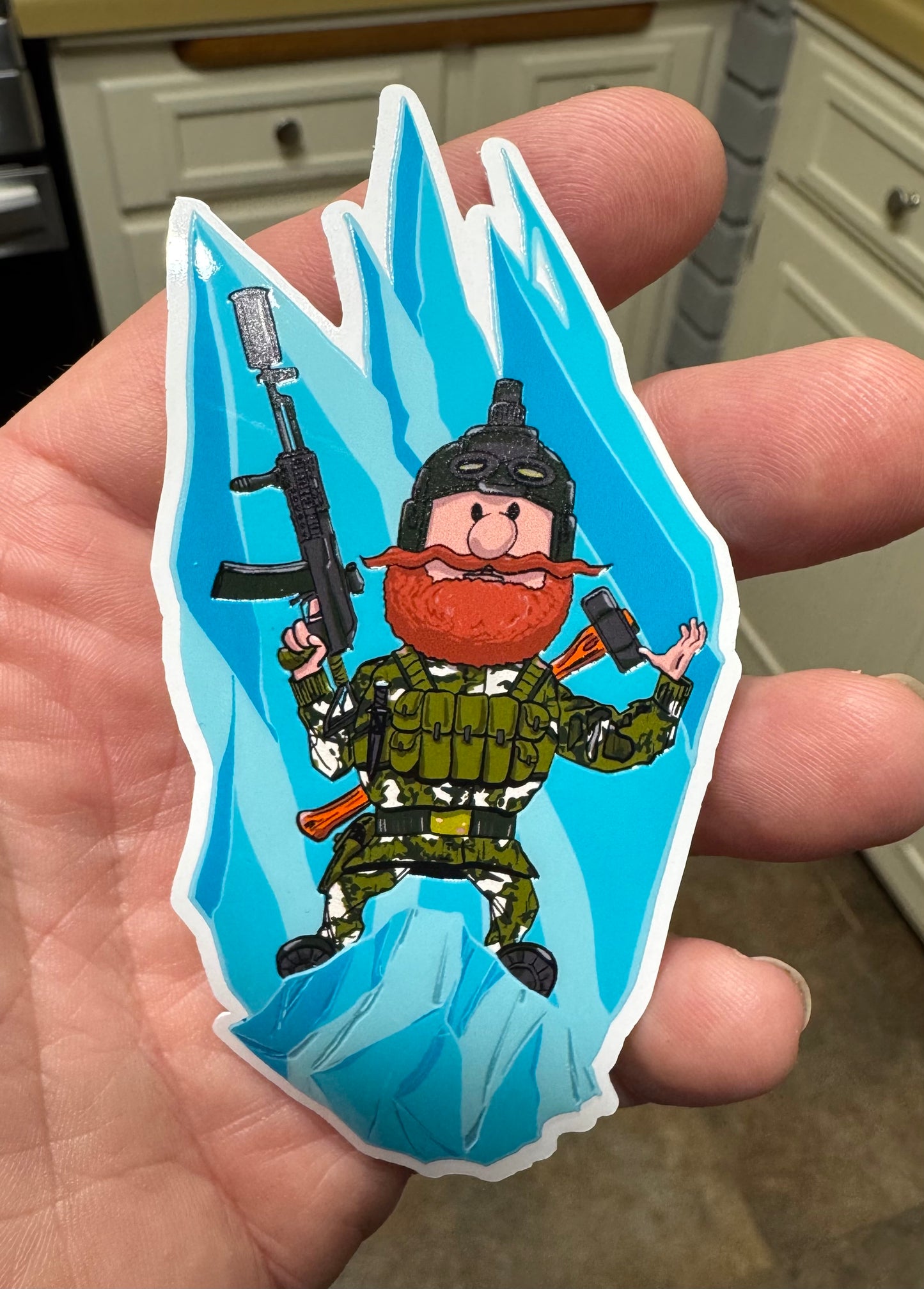 Yukon Embossed Sticker