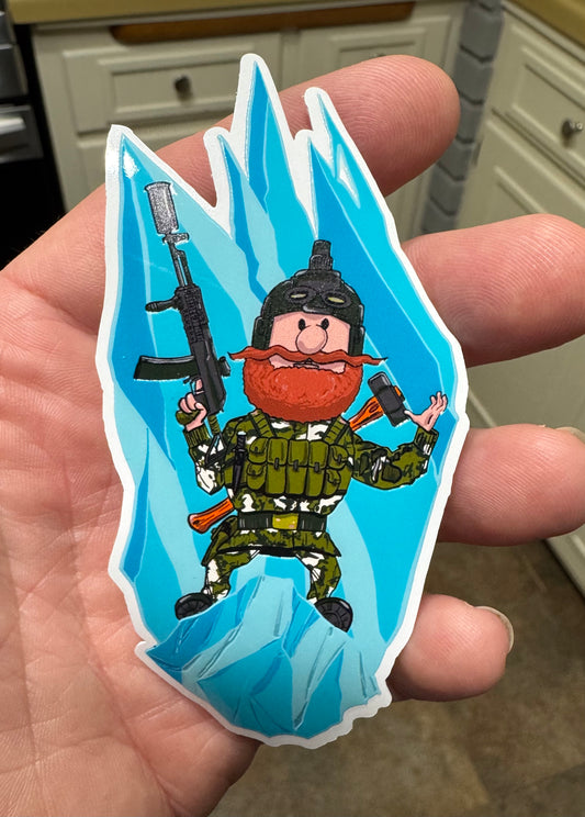 Yukon Embossed Sticker