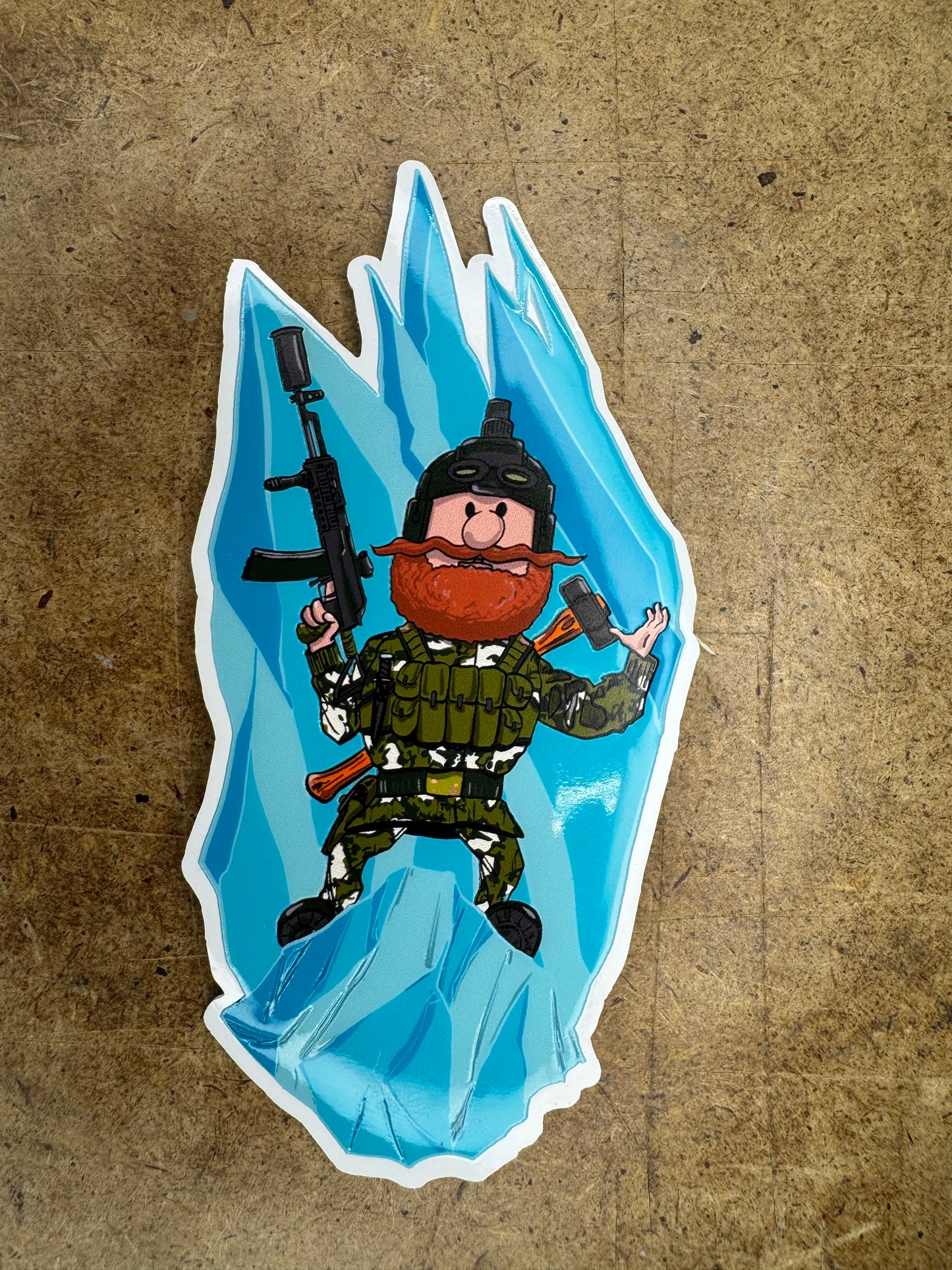 Yukon Embossed Sticker