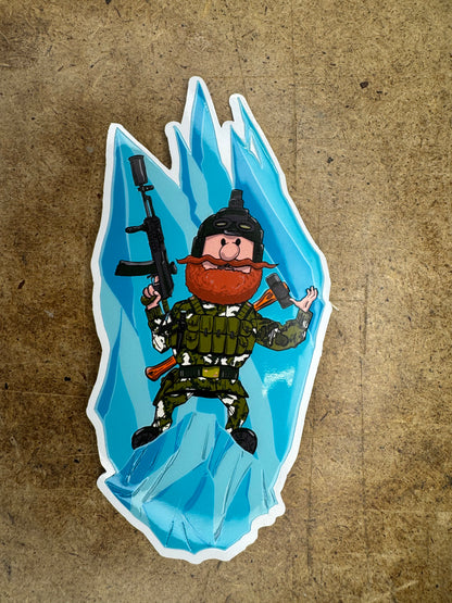 Yukon Embossed Sticker