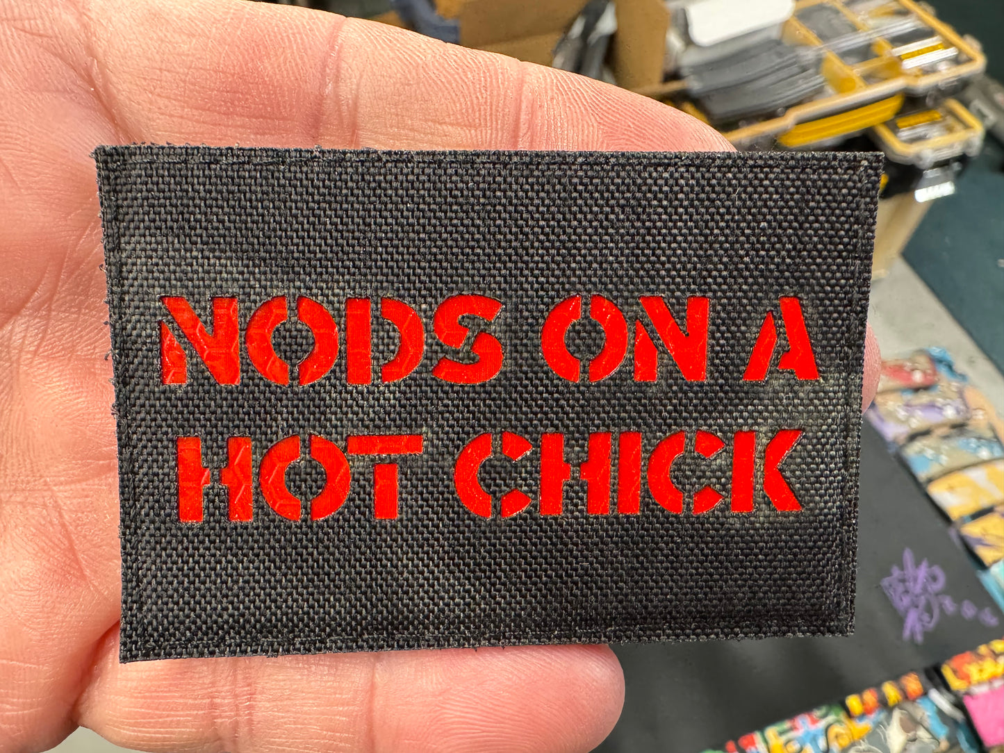 Nods On A Hot Chick Patch